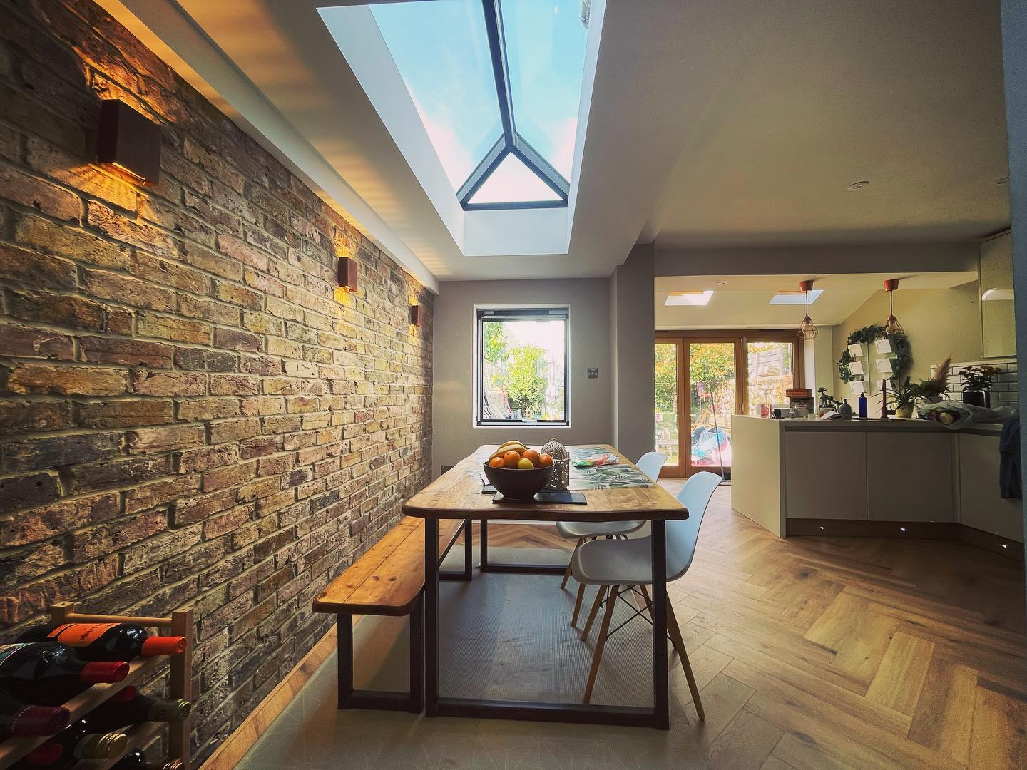 Open-plan kitchen-diner extension