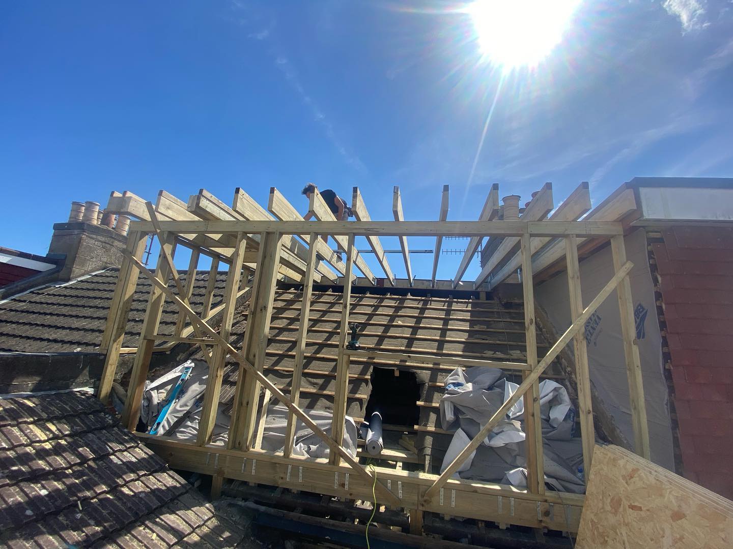 Rear dormer framework
