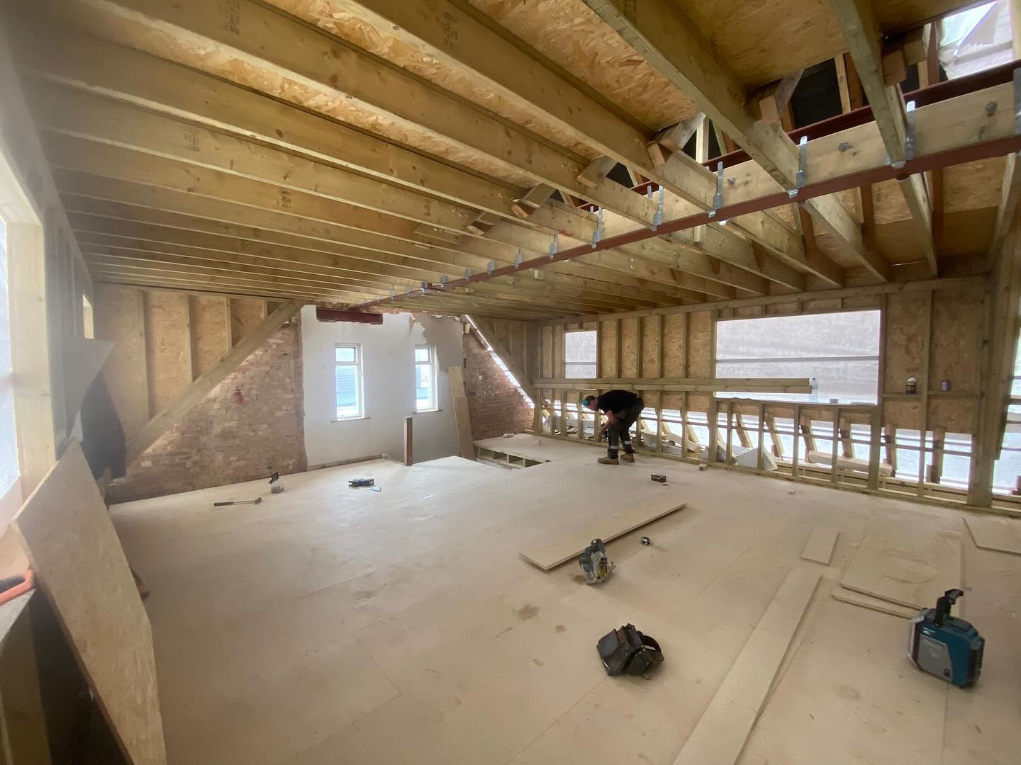 Loft room taking shape
