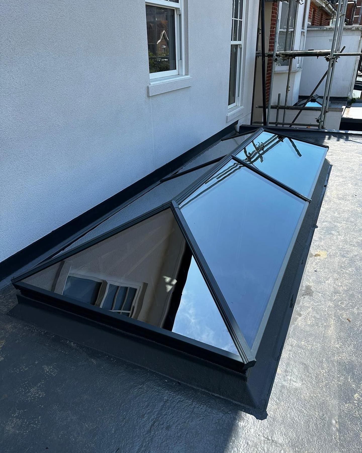 Roof lantern fitted